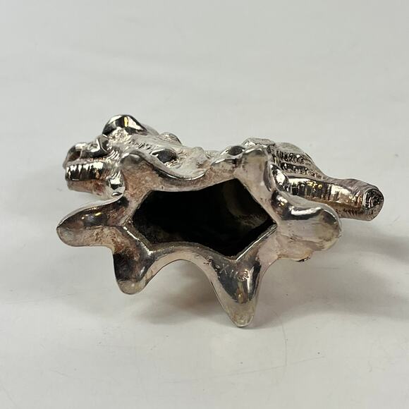 Silver Metal Bird Salt Pepper Shakers On Tree Stand Removable Vintage 911X-5 - Picture 8 of 12